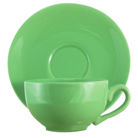 Amsterdam Tea Cup & Saucer - Lime - Image 1