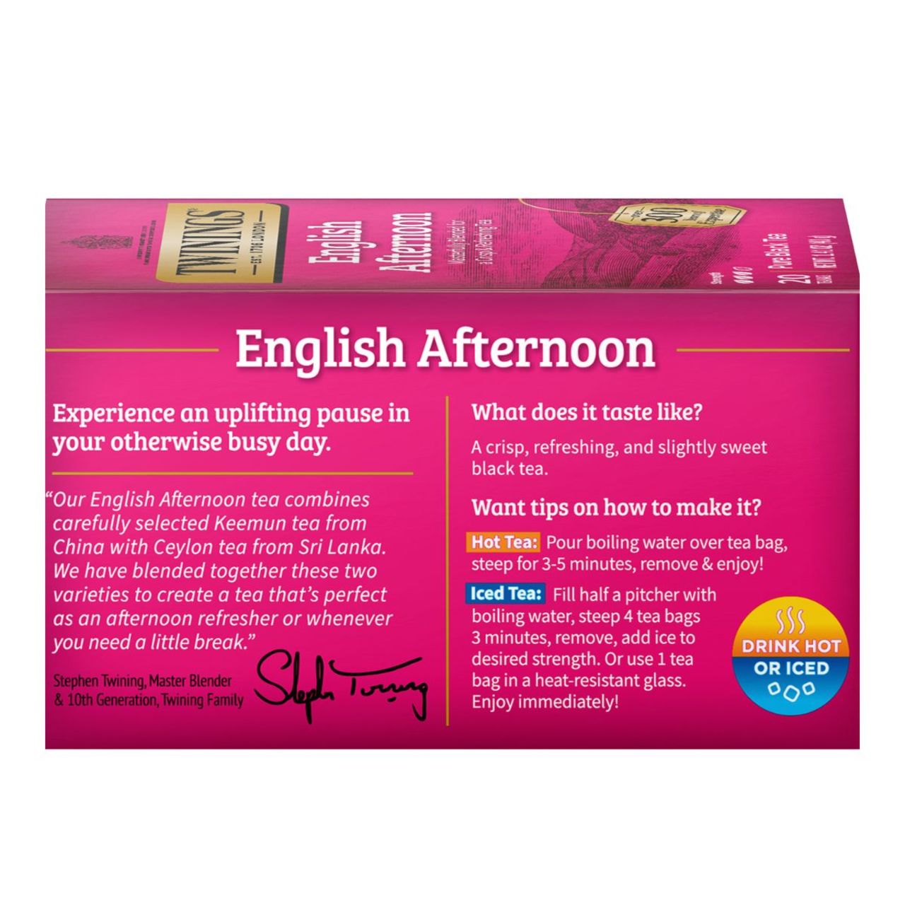 Twinings English Afternoon Tea - 20 count