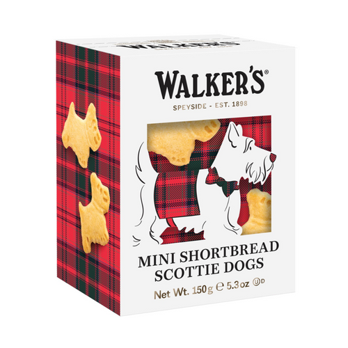 Walkers Mini Scottie Dog Shortbread Carton - 5.3oz (150g)
