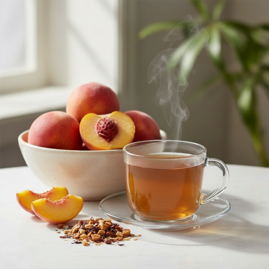 Peach Ice Cream Herbal Loose Leaf Tea - Image 2