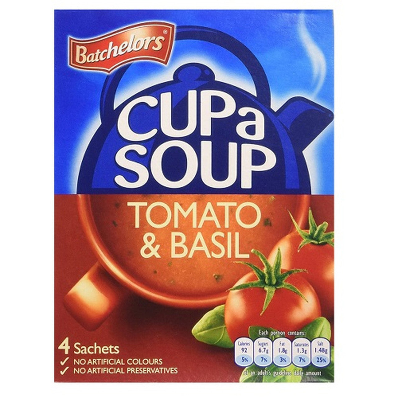 Batchelor's Cup-A-Soup - Tomato and Basil  3.80 oz (108g)