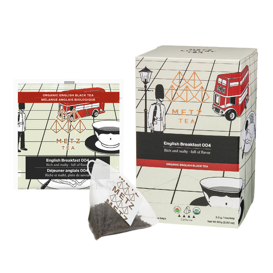 Metz Organic English Breakfast Tea - 25 count - Image 1