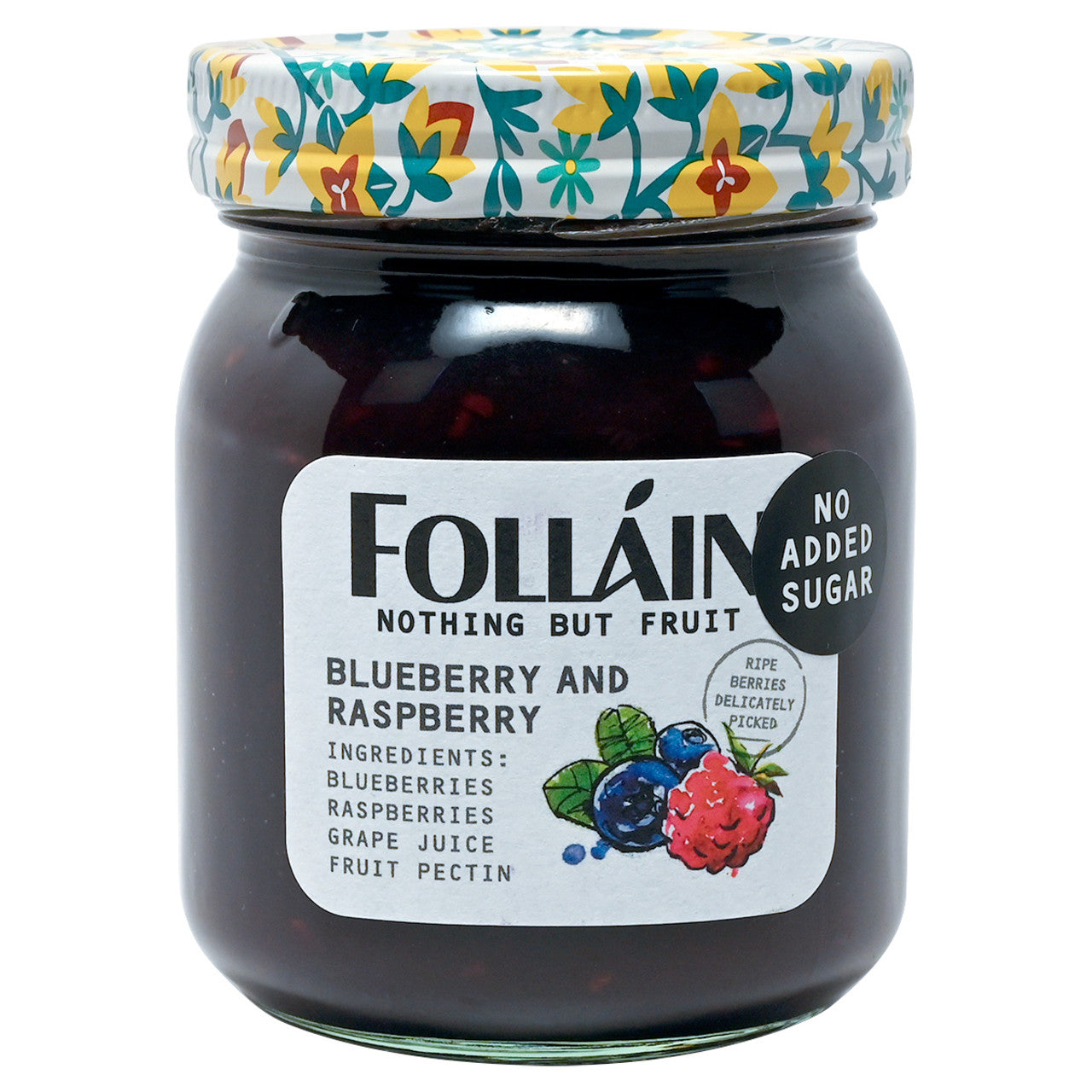 Follain Nothing But Fruit Blueberry & Raspberry -12oz (340g) - No Sugar Added - Image 1