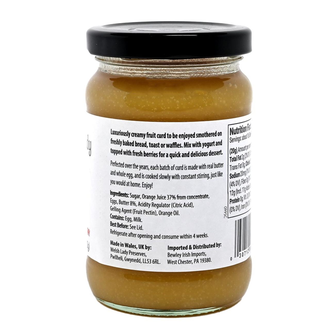 Welsh Lady's Orange Curd - 11oz (311g) - Image 2