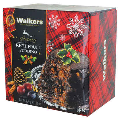 Walkers Christmas Pudding with Rich Fruit - 16oz (454g)
