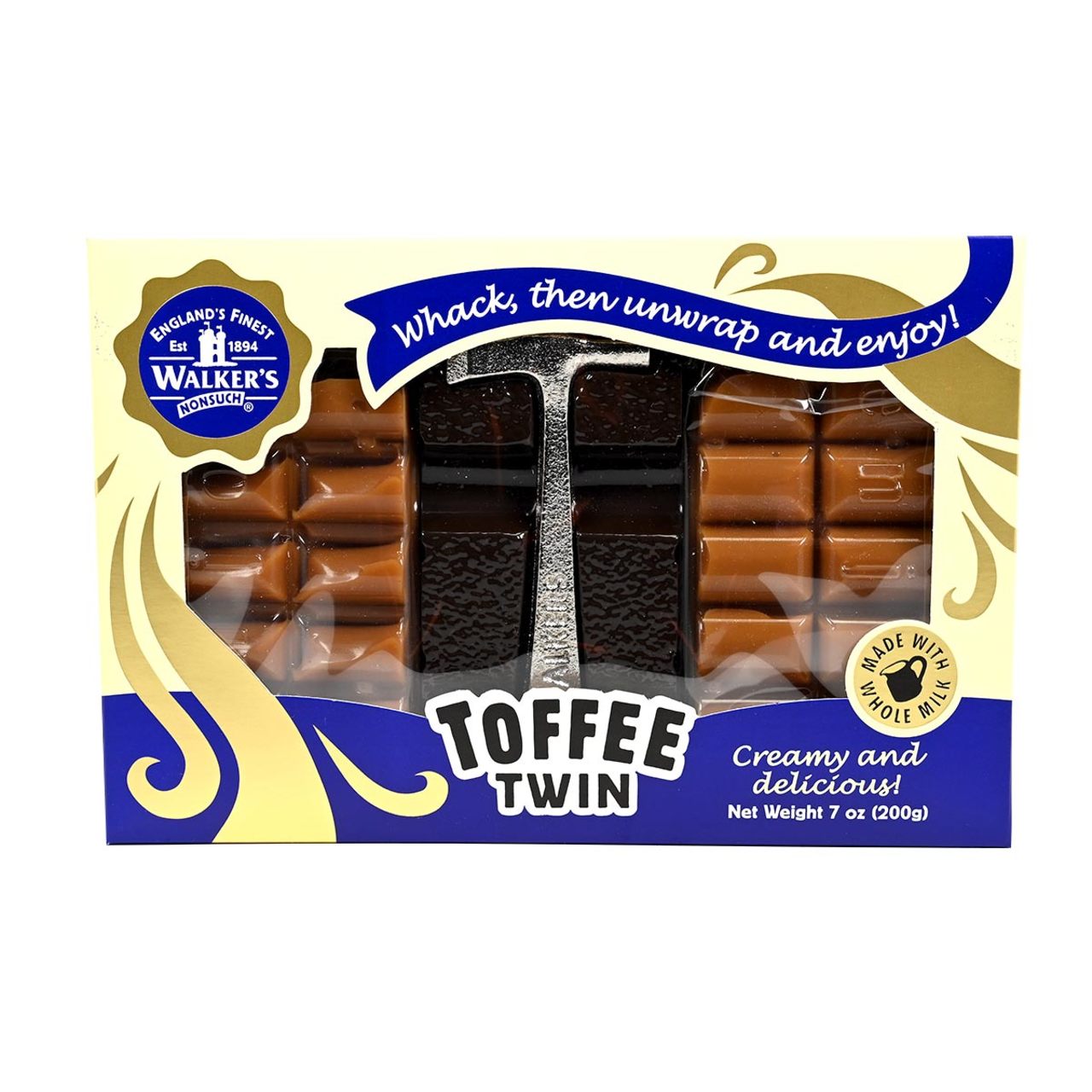 Walkers Twin  Hammer Pack - Original Toffee - 7oz (200g)