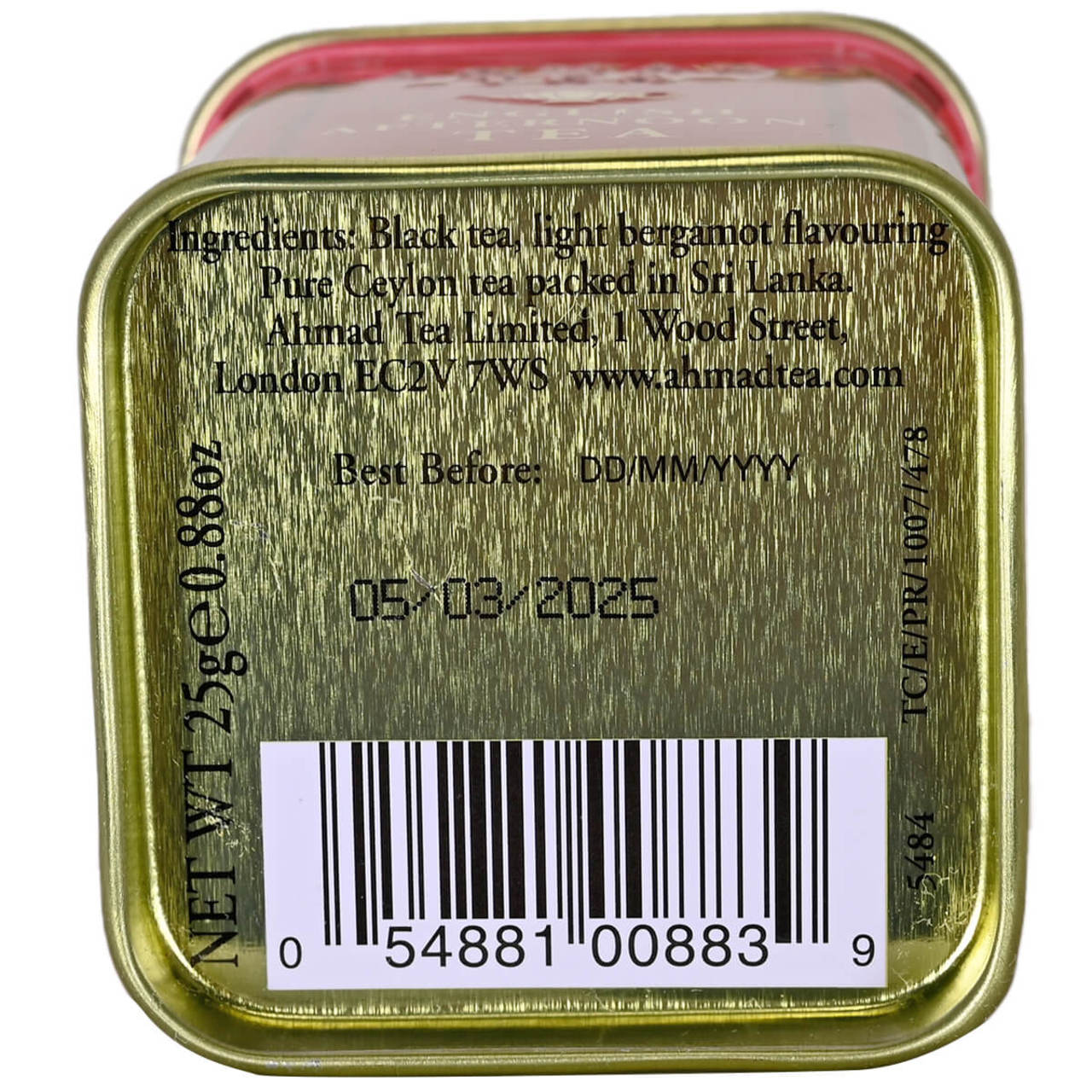 Ahmad Tea London Experience Tin- 3 Loose Leaf Tea Caddies - 0.88oz (25g) - Image 4