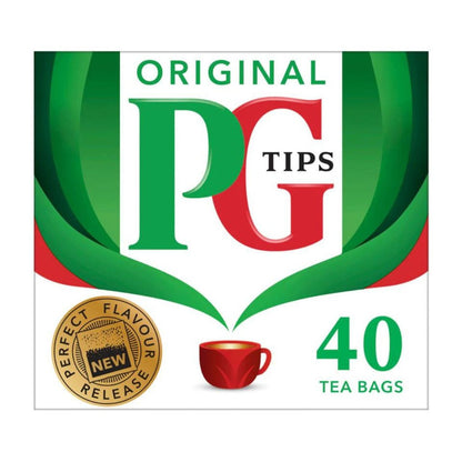 PG Tips Tea Bags - 40 count - Image 1