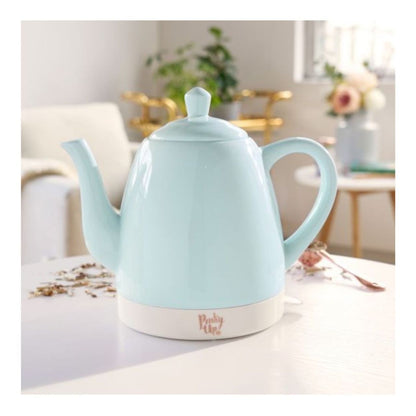 Noelle Mint Ceramic Electric Tea Kettle - 1.5L - Image 7