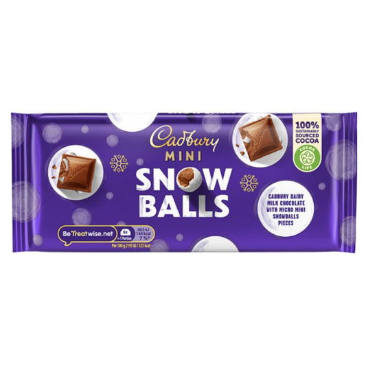 Cadbury Mini Snowballs Tablet - 3.88oz (110g) - Image 1