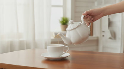 White Porcelain Teapot - 2 Cup - Diana - Image 4