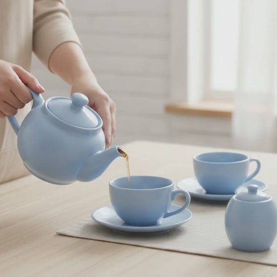 Amsterdam Tea Set - 2 Cup - Powder Blue