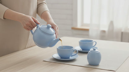 Amsterdam Tea Set - 2 Cup - Powder Blue - Image 3