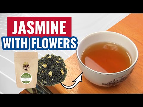 Jasmine with Flowers Green Tea - Loose Leaf