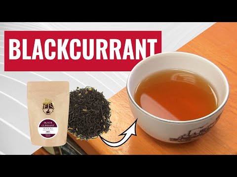 Blackcurrant Flavored Tea - Loose Leaf
