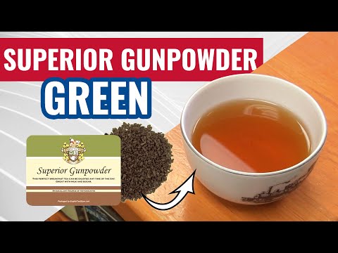 Superior Gunpowder Green Tea - Loose Leaf
