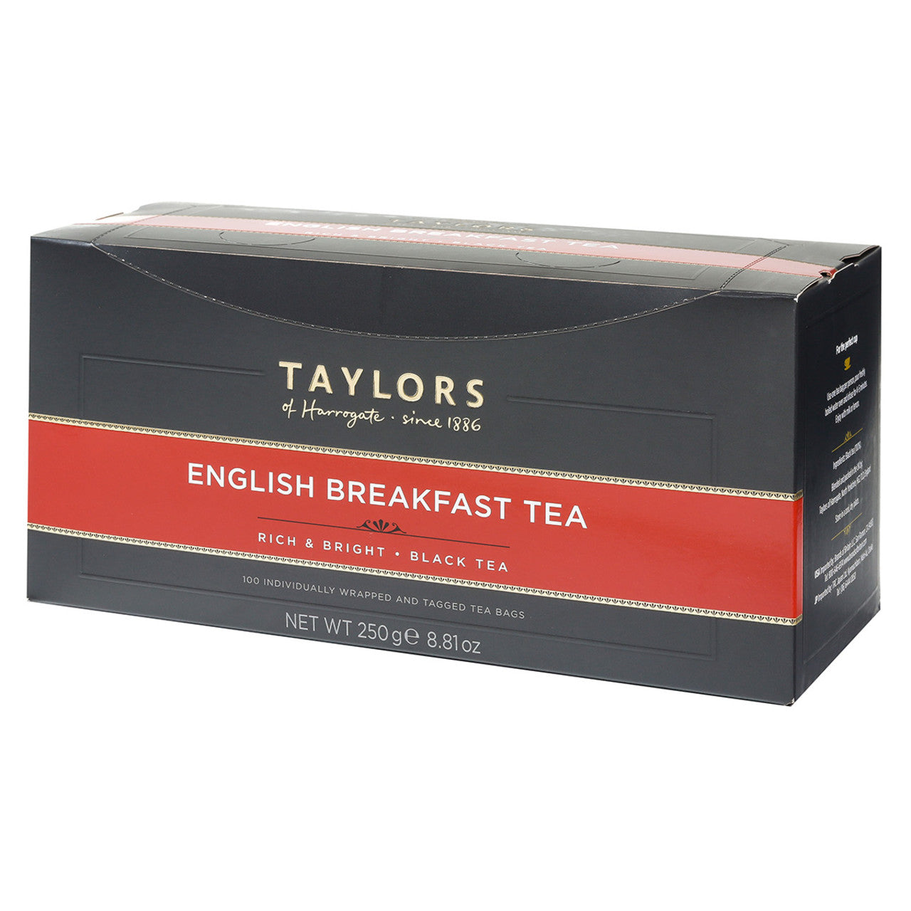 Taylors of Harrogate English Breakfast - String & Tag 100 count