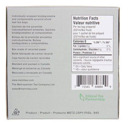 Metz Pomegranate Vanilla Tea - 25 count