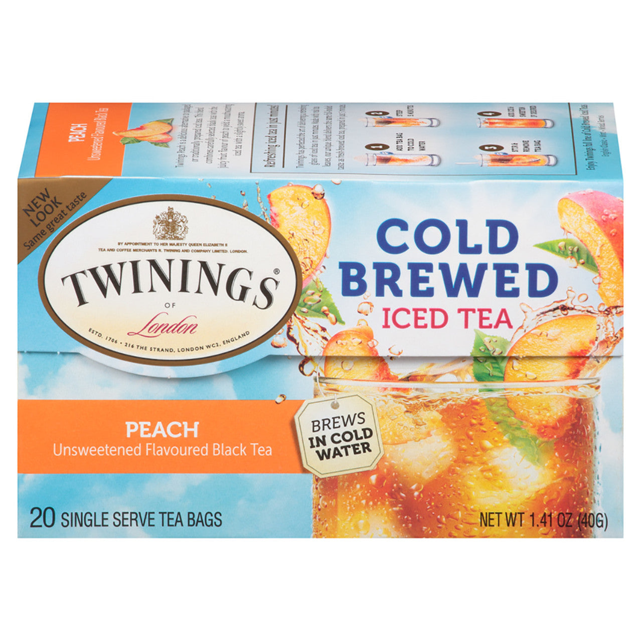Twinings' Cold Brewed Iced Tea Peach - 20 count - Image 4