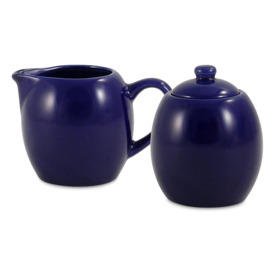 Amsterdam Cream & Sugar Set - Royal Blue - Image 1