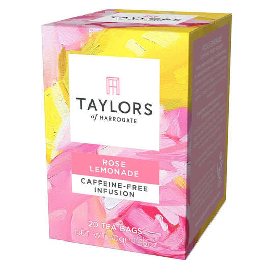 Taylors of Harrogate Tea - Rose Lemonade Infusion Herbal Tea - 20 count - Image 1