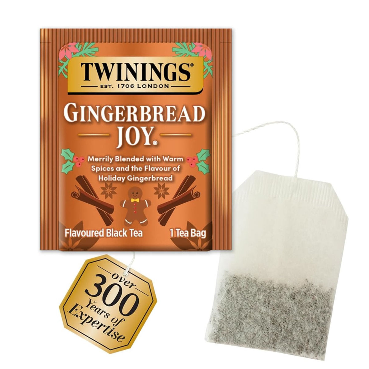 Twinings Herbal Tea - Gingerbread Joy - 20 count
