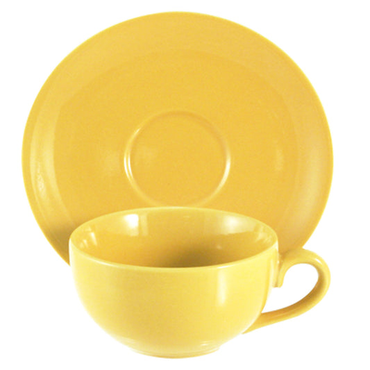 Amsterdam Tea Cup & Saucer - Yellow - Image 1