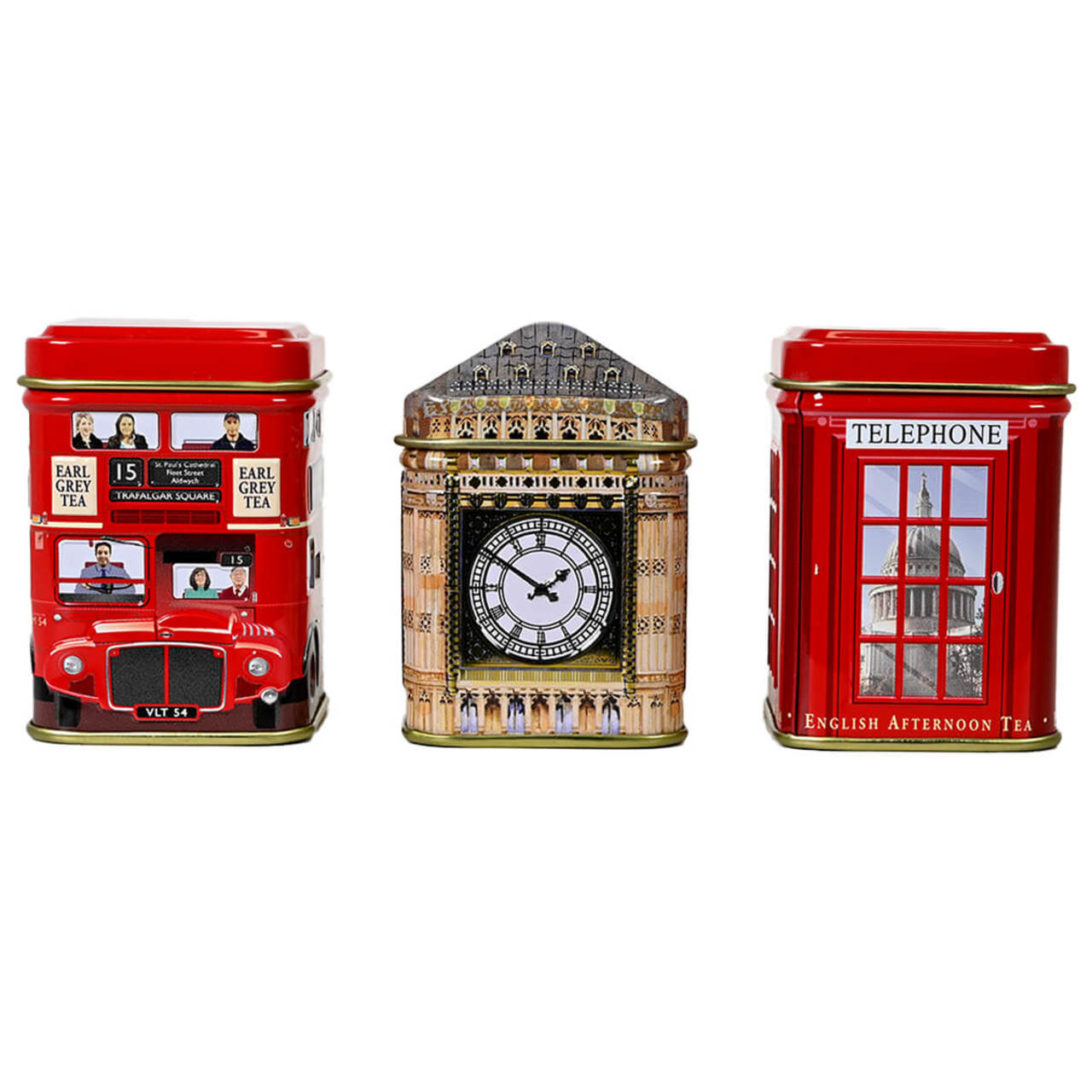 Ahmad Tea London Experience Tin- 3 Loose Leaf Tea Caddies - 0.88oz (25g)