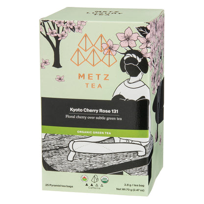 Metz Organic Kyoto Cherry Rose Tea - 25 count - Image 3