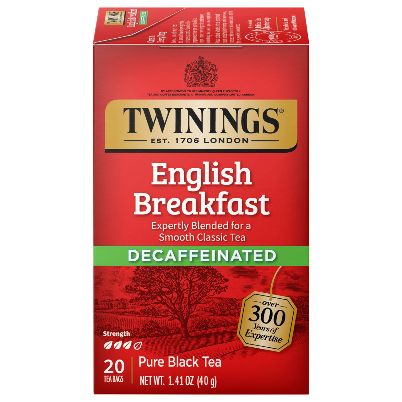 Twinings English Breakfast Decaffeinated Tea - 20 count - Image 1