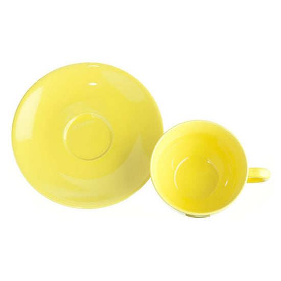 Amsterdam Tea Cup and Saucer - Lemon - Image 2
