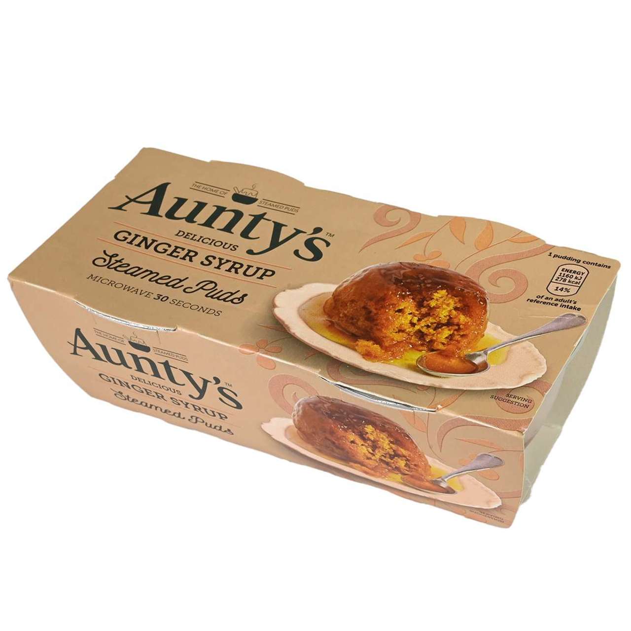 Auntys Ginger Syrup Pudding - 2 pack (190g) - Image 2