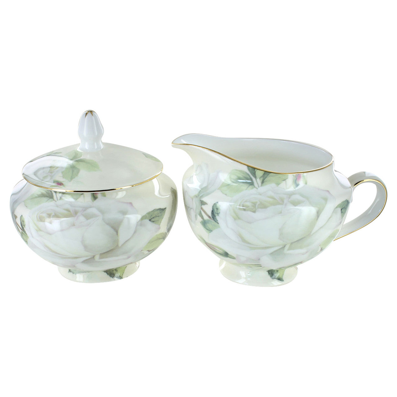 Iceberg Bone China - Sugar and Creamer Set