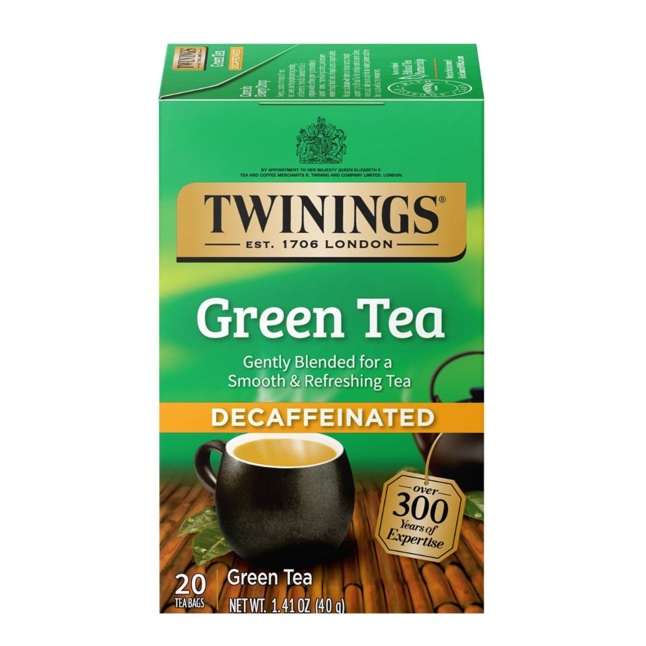 Twinings' Decaffeinated Green Tea - 20 count - Image 1
