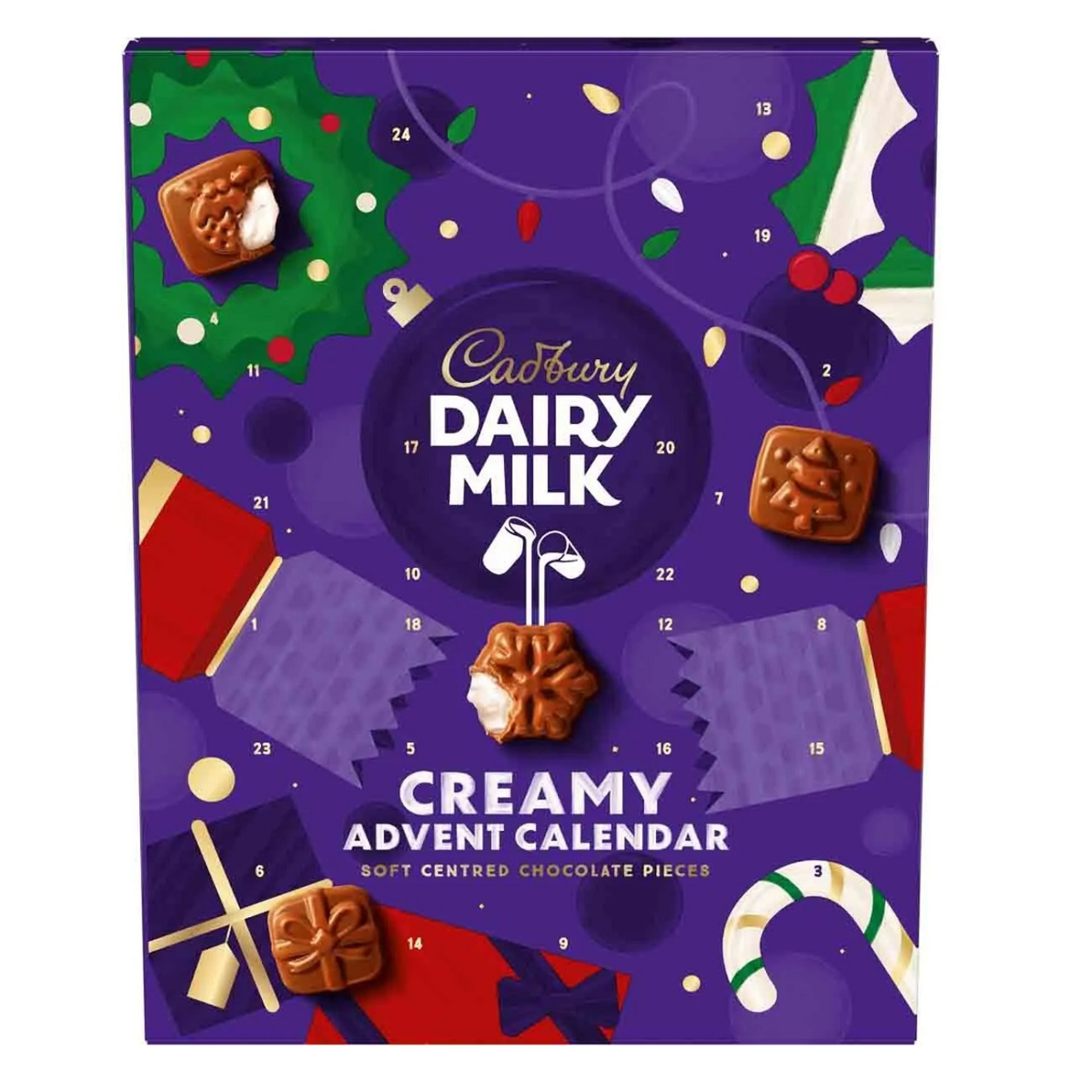 Cadbury Dairy Milk Creamy Chocolate Advent Calendar - 6oz (170g)