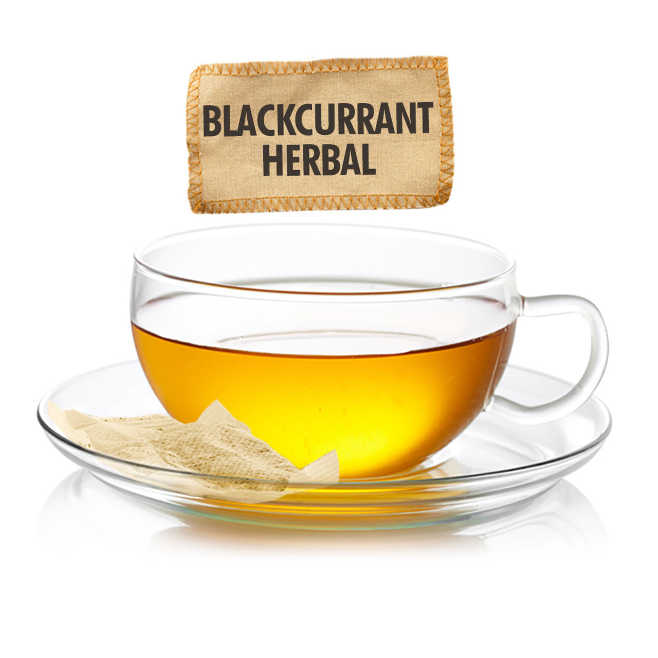 Blackcurrant Herbal Tea - Sampler Size - 5 Tea Bags - Image 1