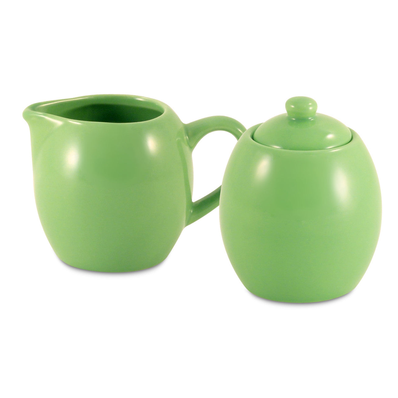 Amsterdam Cream & Sugar Set - Lime - Image 1