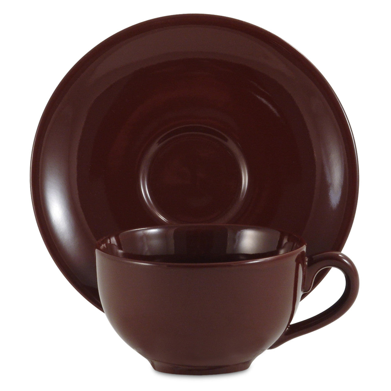 Amsterdam Tea Cup & Saucer - Brown