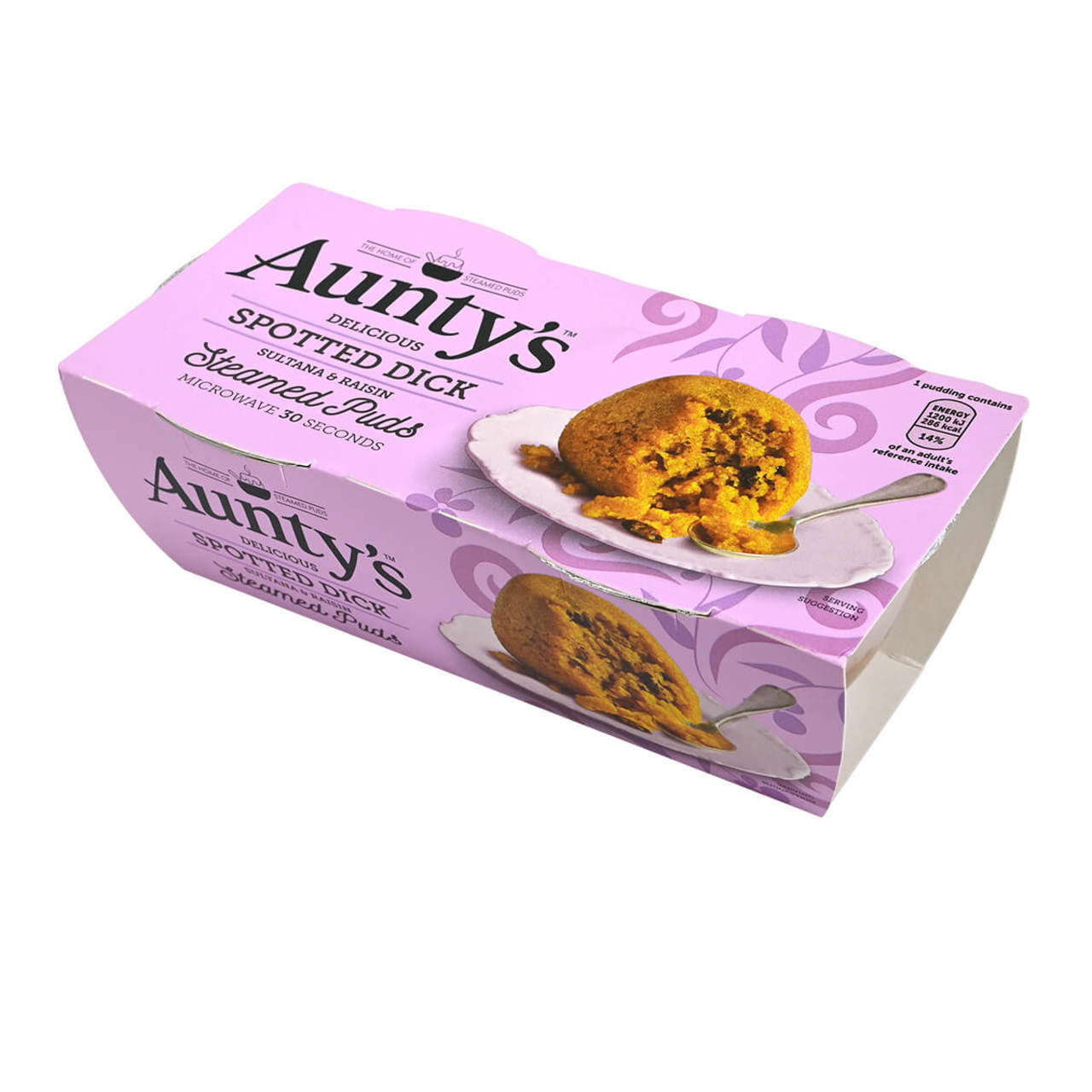 Auntys Spotted Dick Pudding - 2 pack (190g)