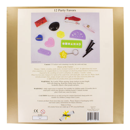 Pudding Lane Christmas Pudding Christmas Crackers - 12 pack
