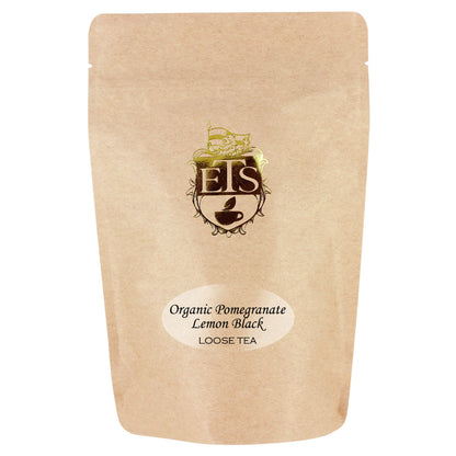 Organic Pomegranate Lemon Flavored Black Tea  - Loose Leaf