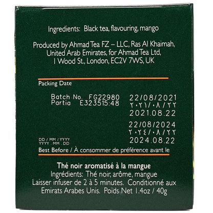 Ahmad Tea's Mango Magic Flavored Black Tea Bags - 20 count - Image 3