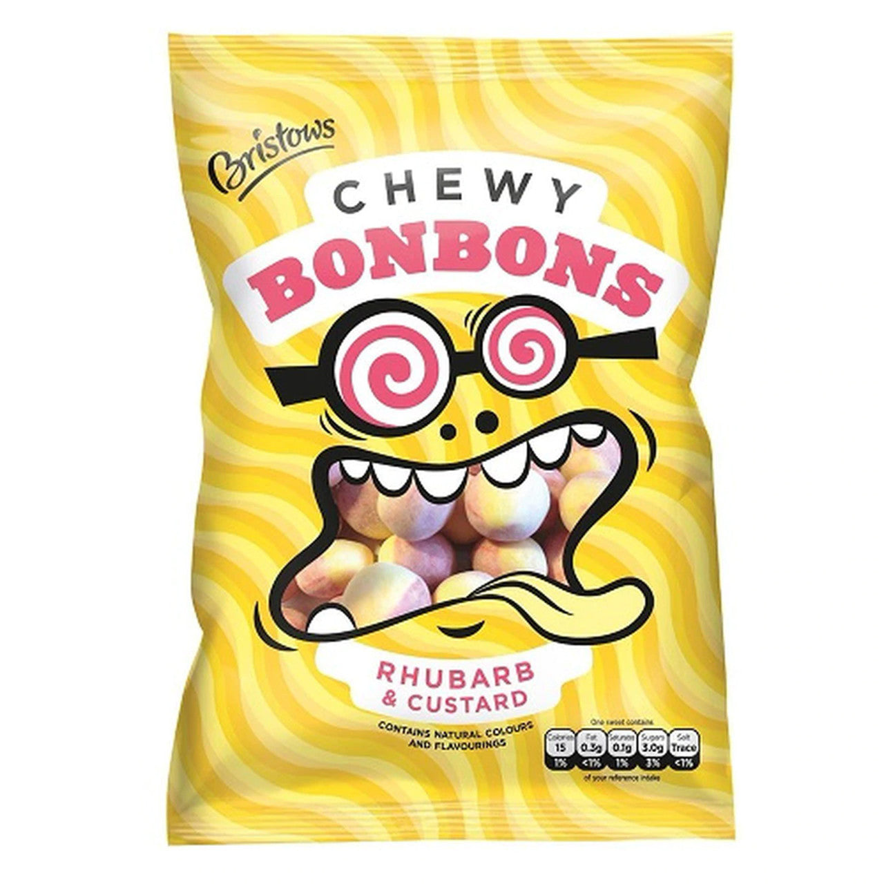 Bristow's Chewy Bonbons - Rhubarb & Custard - 5.29oz (150g)