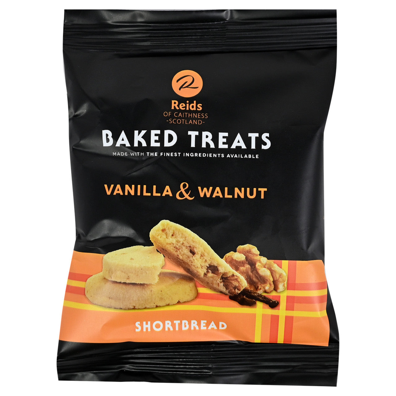 Reids Of Caithness Shortbread Cookies - Vanilla & Walnut - 0.88oz (25g)