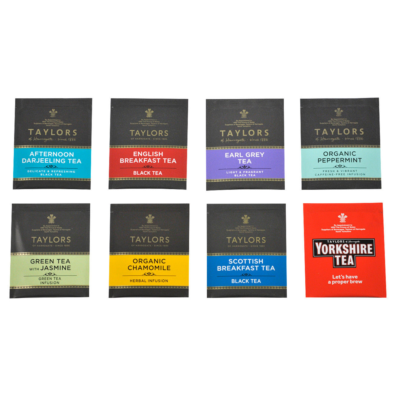Tea Chests with Tea - Taylors of Harrogate's British Favorites