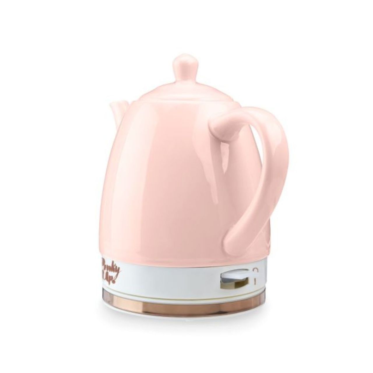 Noelle Pink Ceramic Electric Tea Kettle - 1.5L - Image 3