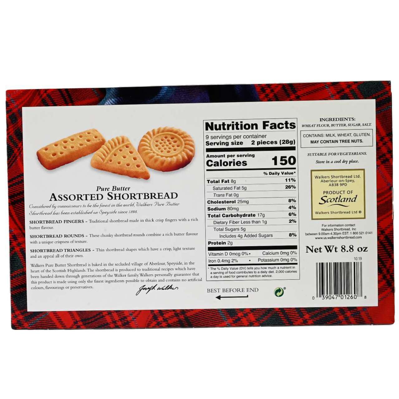 Walkers Assorted Shortbread - 8.8oz (250g) - Image 3