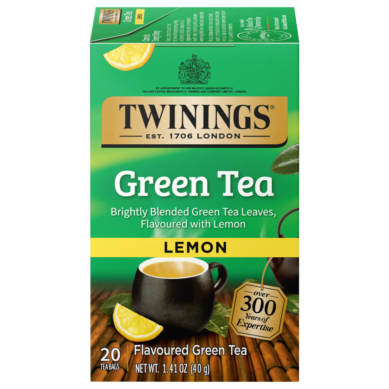 Twinings Lemon Green Tea - 20 count - Image 1