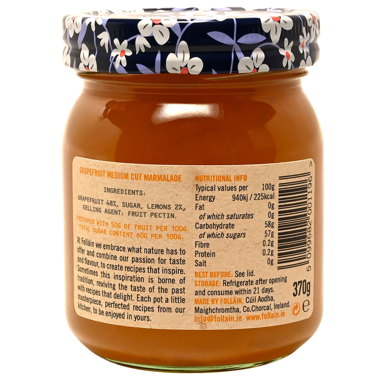 Follain Grapefruit Marmalade - 13oz (370g)