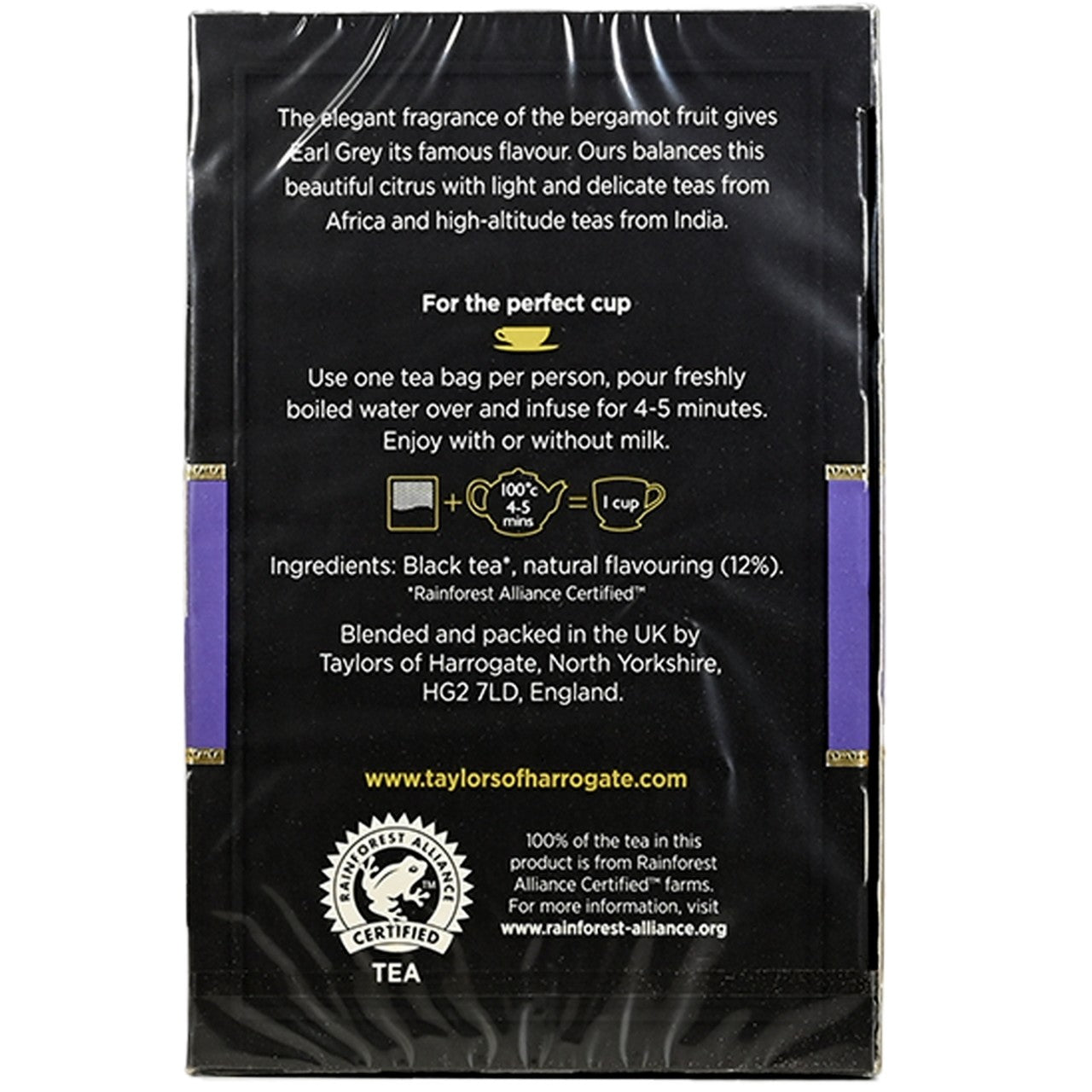 Taylors of Harrogate - Earl Grey Tea Bags - 50 count